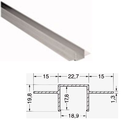 Controtelaio Incasso per Profilo Alluminio S17